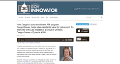 Desktop Screenshot of govinnovator.com